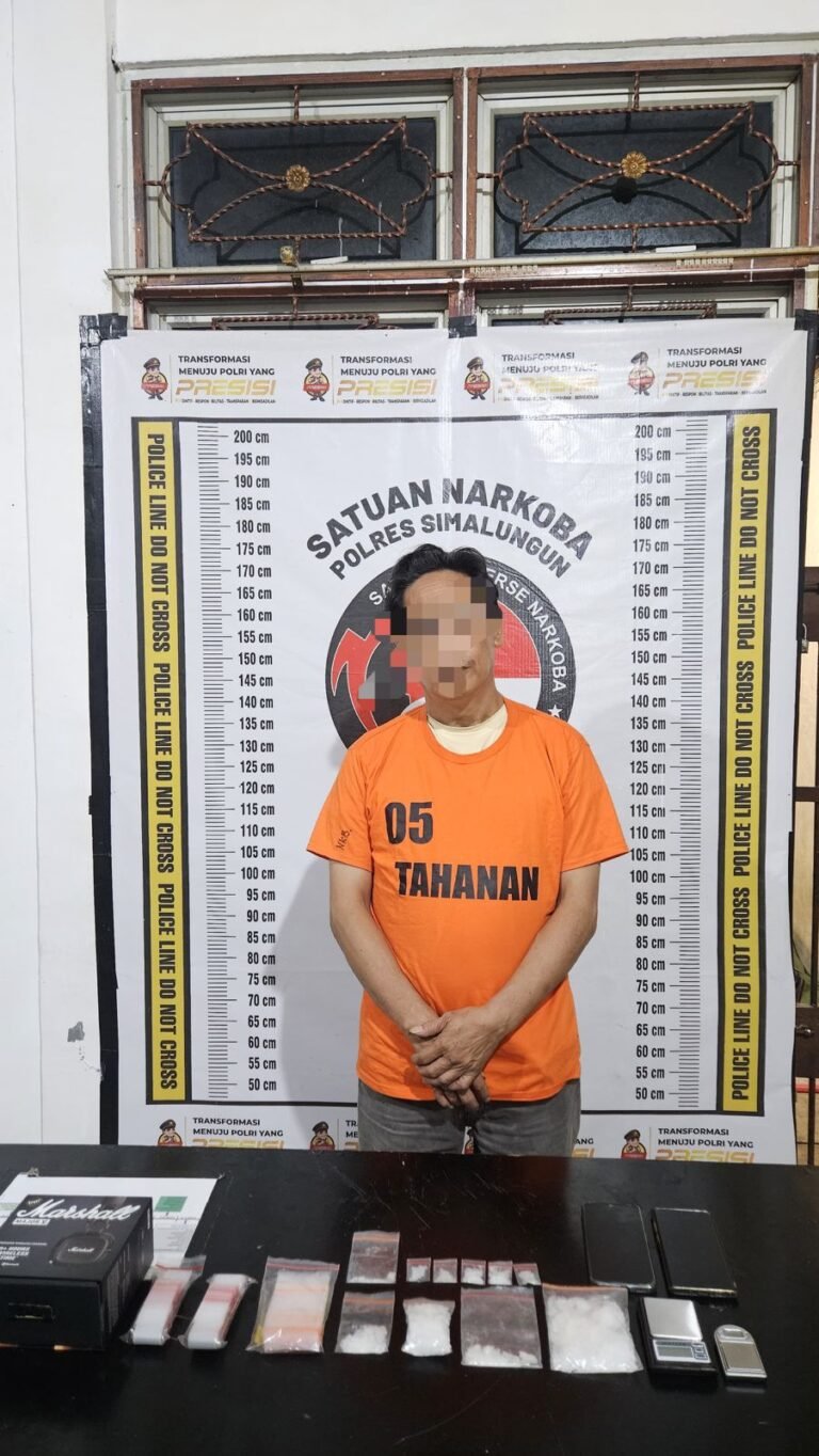 Polres Simalungun Ungkap Peredaran Sabu Dan Ekstasi, Tersangka Diringkus di Dua Lokasi