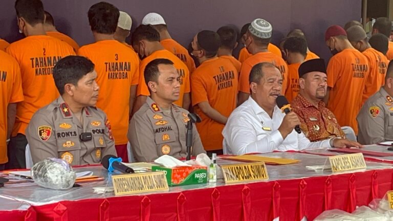 Januari Hingga Mei 2025, Polda Sumut Ungkap 322 Kasus Narkoba di Wilayah Astara