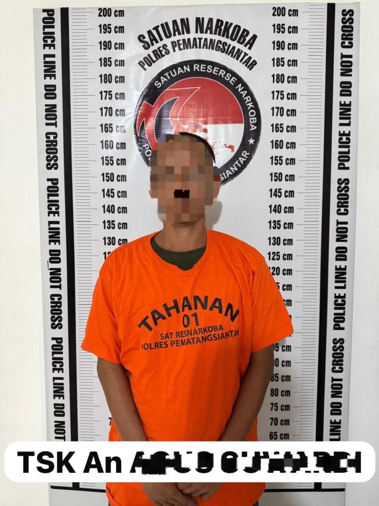 Polres Pematang Siantar Tangkap Pengedar Sabu di Jalan Singosari