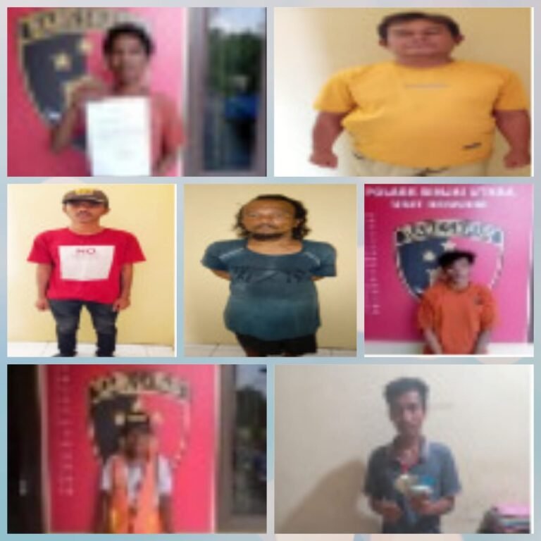 Delapan Orang Pelaku Pungli Berkedok Ormas di Giring ke Polres Binjai