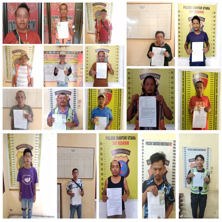OPS Pekat Toba Tahun 2025, Polres Pematang Siantar Amankan 20 Terduga Pelaku Pungli