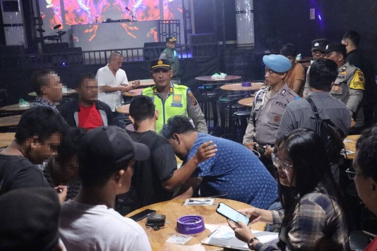 Polres Pematang Siantar Laksanakan Razia di Tempat Hiburan Malam, Dua Orang Positif Pengguna Narkoba