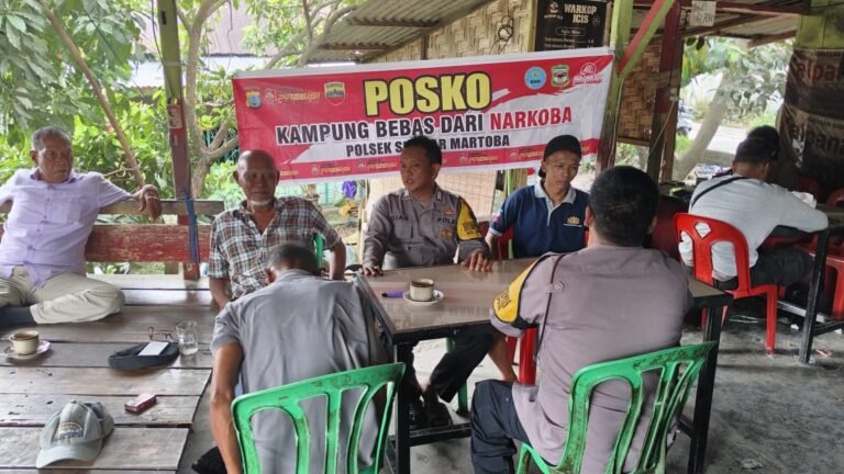 Polsek Siantar Martoba Laksanakan Patroli Kampung Bebas Dari Narkoba Di Jalan Tangki