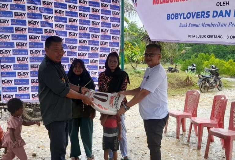 Wujudkan Kepedulian Sosial, Bobylovers Sumut Jum’at Berkah di Lubuk Kertang Langkat