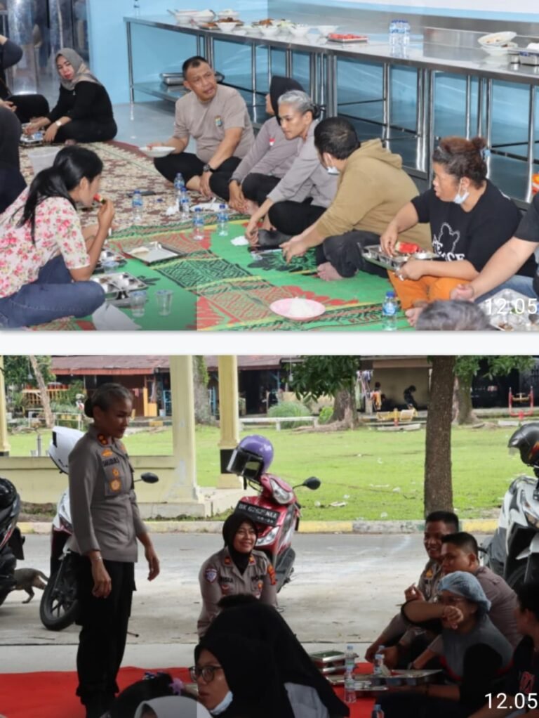 Jalin Kerjasama Yang Baik, Kapolres Pematang Siantar Cek Dan Makan Bersama Karyawan SPPG