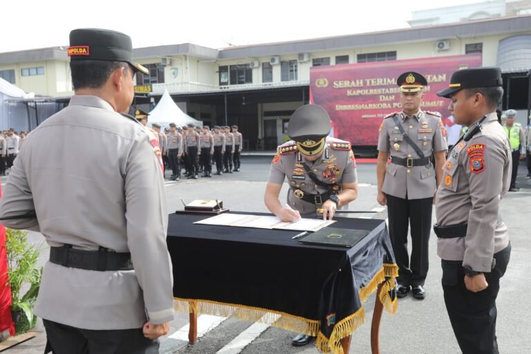 Sertijab Kapolrestabes Medan Dan Dirresnarkoba, Kapolda Sumut Tegaskan Pentingnya Integritas Dan Inovasi Kepemimpinan