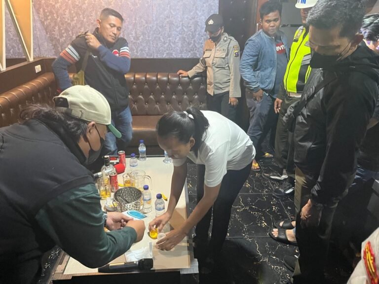 Cegah Peredaran Gelap Narkotika, Polres Pematang Siantar Razia Tempat Hiburan Malam