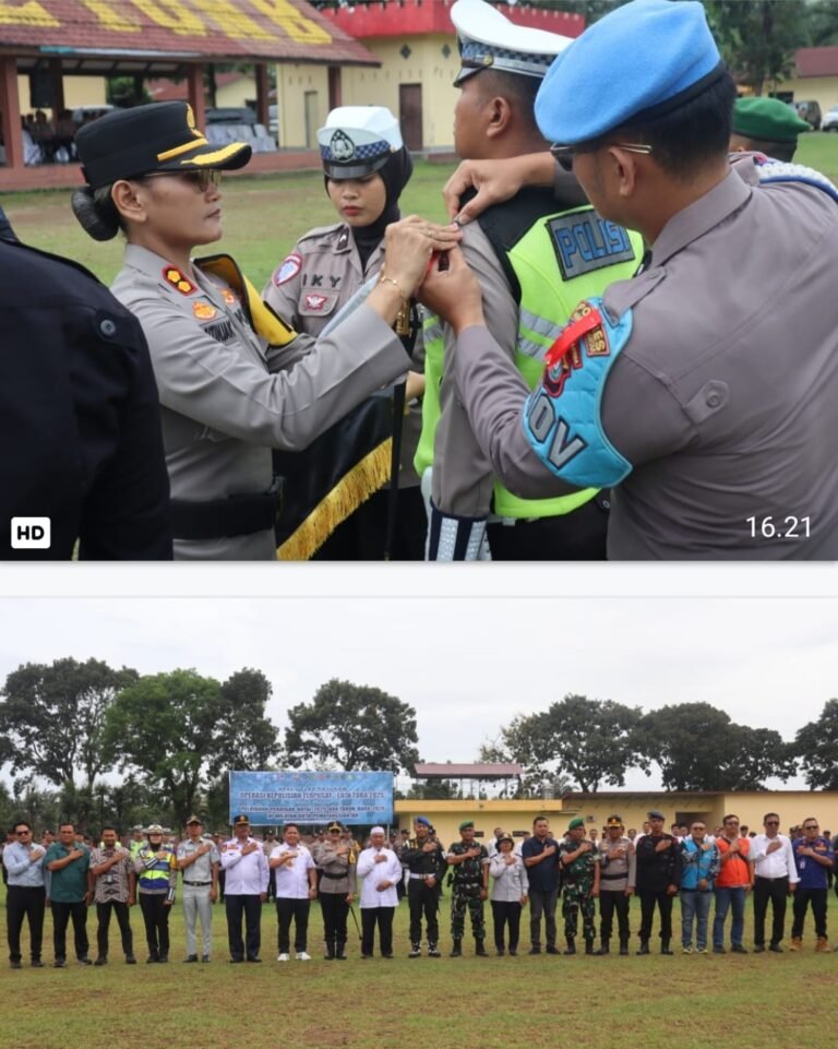 Kapolres Pematang Siantar Pimpin Apel Gelar Pasukan Ops Lilin Toba Tahun 2025