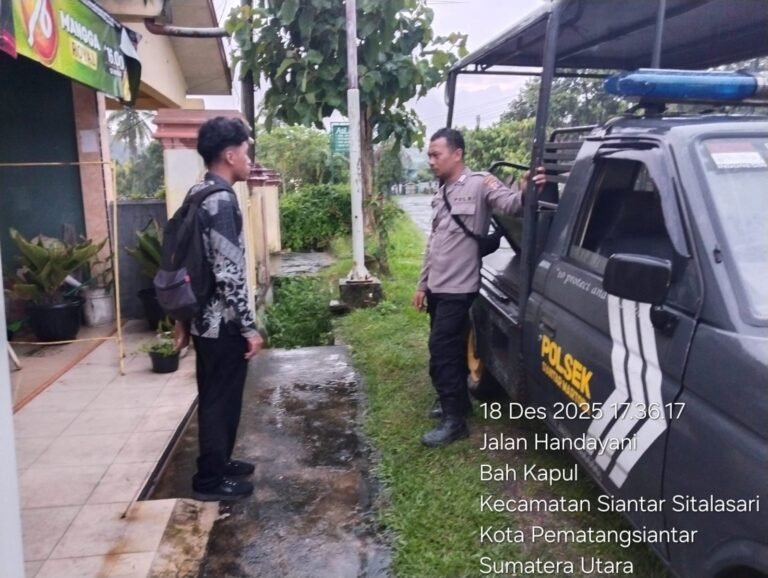Tindak Lanjuti Laporan Masyarakat, Polsek Siantar Martoba Cek TKP di Jalan Handayani