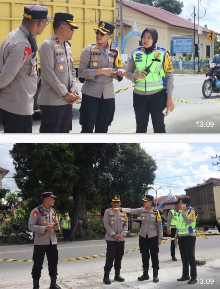 Pastikan Kesiapan Infrastruktur Dan Kelancaran Arus Lalin Selama Nataru, Kapolres Pematang Siantar Cek Lokasi Outer Ring Road