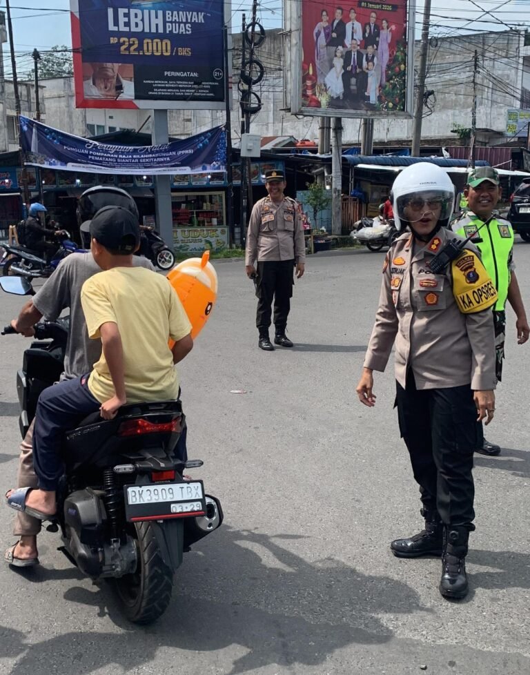 Kapolres Pematang Siantar Tinjau Pos Pam Meyambut Nataru 2025-2026