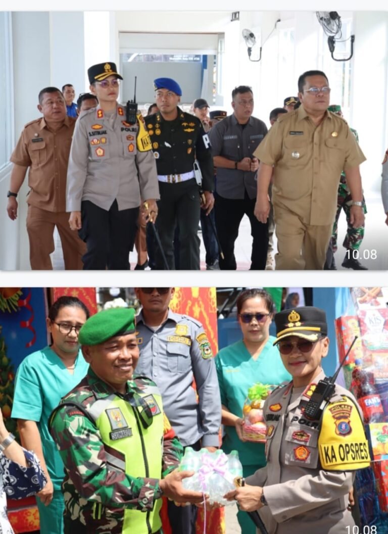 Pastikan Keamanan Nataru, Kapolres Pematang Siantar Bersama Forkopimda Kunjungi Pos Pam Dan Yan