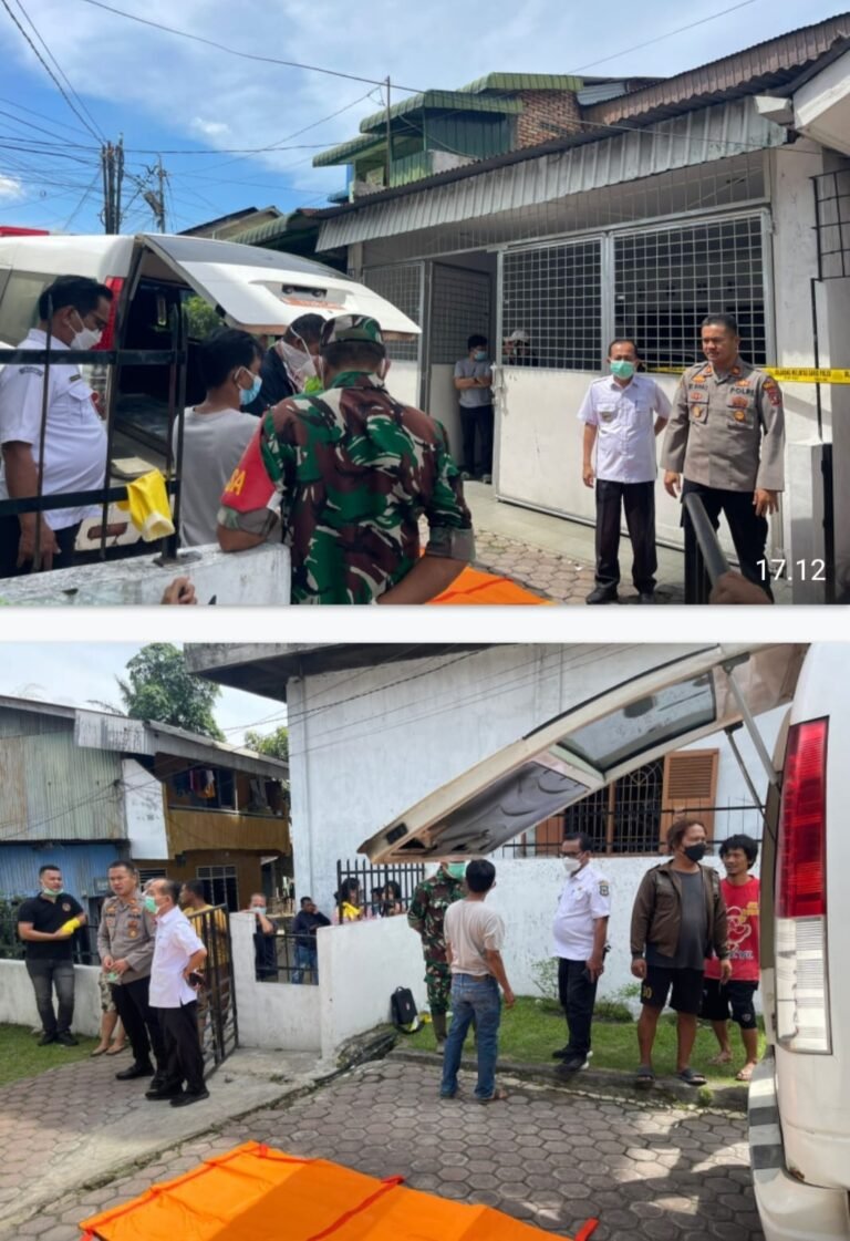 Kapolsek Siantar Timur Pimpin Cek TKP Temuan Mayat di Kos kosan Jalan Pane
