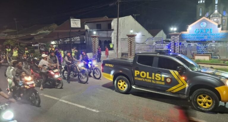 Malam Pergantian Tahun 2026, Polresta Deli Serdang Gelar Patroli Skala Besar