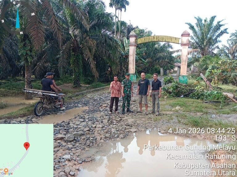 Masyarakat Pertanyakan Langkah Pemerintah Kabupaten Asahan Terkait Jalan Yang Nyaris Putus Dilanda Banjir