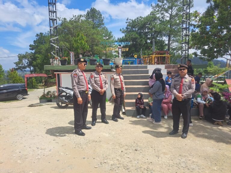 Libur Panjang Tahun Baru Berakhir, Tim Pam Obvit Polres Simalungun Sukses Ciptakan Rasa Aman di 10 Destinasi Wisata