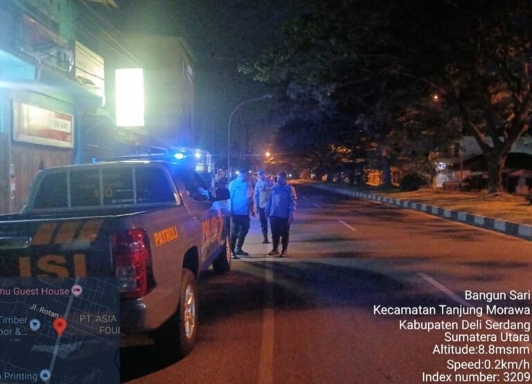 Patroli Blue Light Ditingkatkan, Polresta Deli Serdang Jaga Kondusifitas Malam Hari