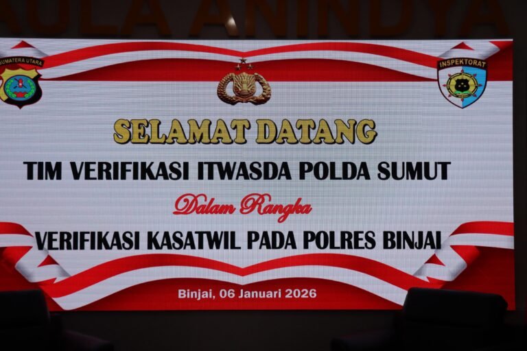 Polres Binjai Melaksanakan Kegiatan Verifikasi Dari Irwasda Polda Sumut