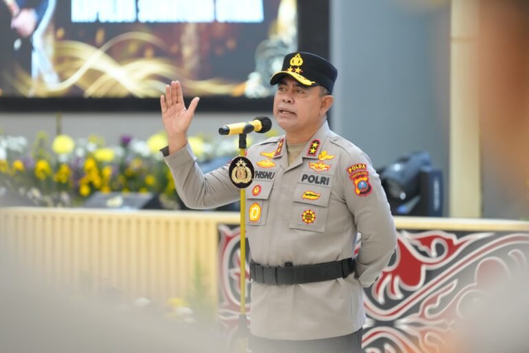 Kapolda Sumut Pimpin Sertijab Dan Pengukuhan PJU Serta Kapolres Jajaran