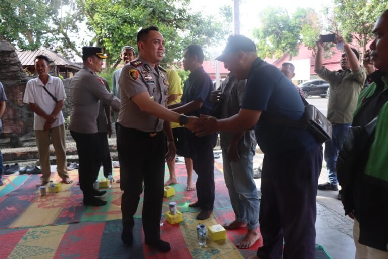 Kapolres Binjai Rajut Kebersamaan Dengan Driver Online, Ojek Online Dan Pengemudi Betor