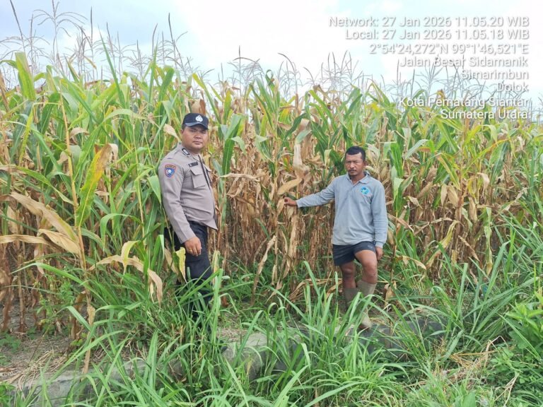 Dukung Ketapang, Bhabinkamtibmas Polsek Siantar Marihat Sambangi Warga Binaan