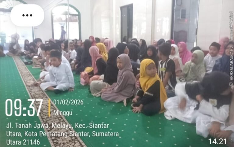 Masjid Baiturrahmah Gelar Sayembara Busana Muslim Dan Lomba Azan Serta Hapalan Surah Pendek Kategori Anak Sekolah Dasar (SD)