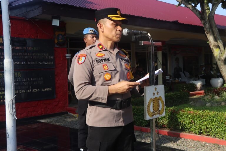 Polres Binjai Bersama Instansi Terkait Laksanakan Gelar Pasukan Operasi Keselamatan Toba 2026