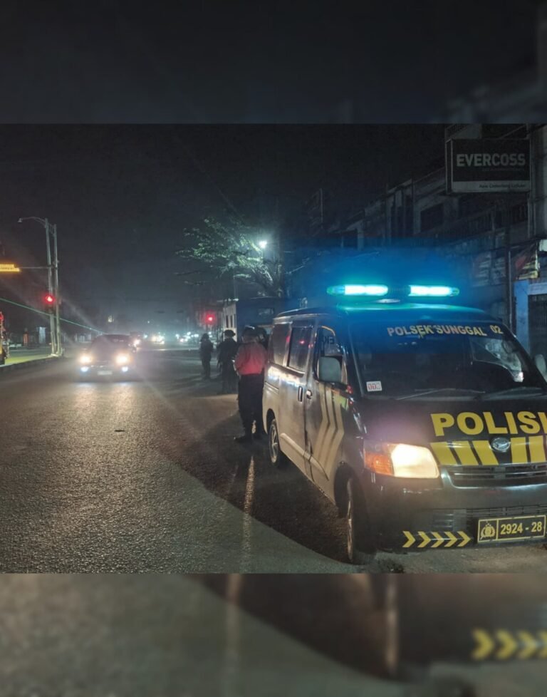 Hingga Dini Hari, Brimob Polda Sumut Intensifkan Patroli KRYD Cegah Kejahatan Jalanan