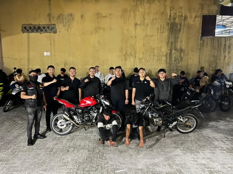 Patroli Hingga Subuh, Timsus Dayok Mirah Polres Pematang Siantar Amankan 19 Sepeda Motor Knalpot Brong