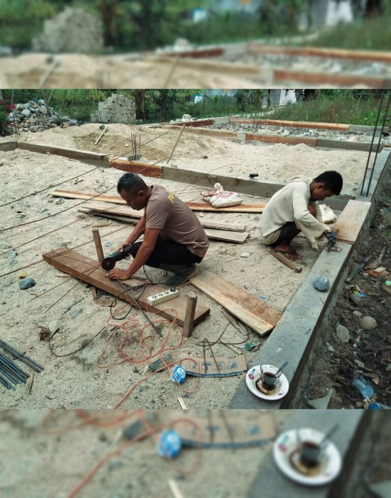 Brimob Dan Warga Bangun Hunian Tetap Korban Banjir di Tolang Julu, Wujud Nyata Pemulihan Pasca Bencana