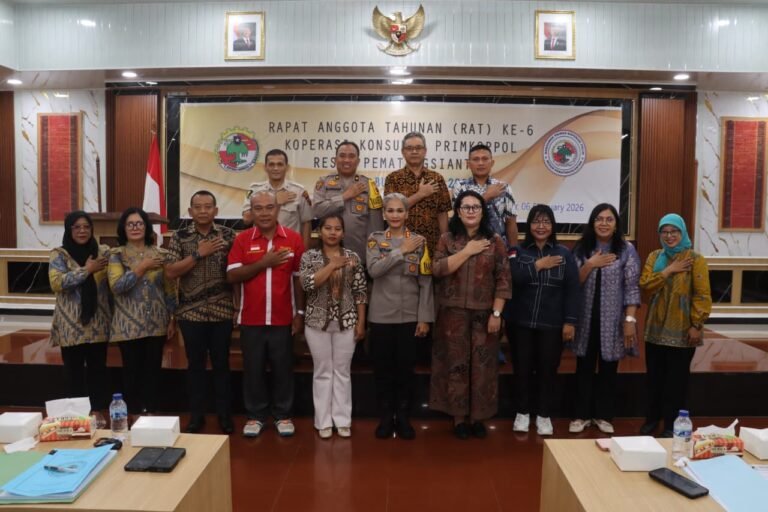 Polres Pematang Siantar Laksanakan RAT Buku Ke VI Tahun Konsumen Primkopol