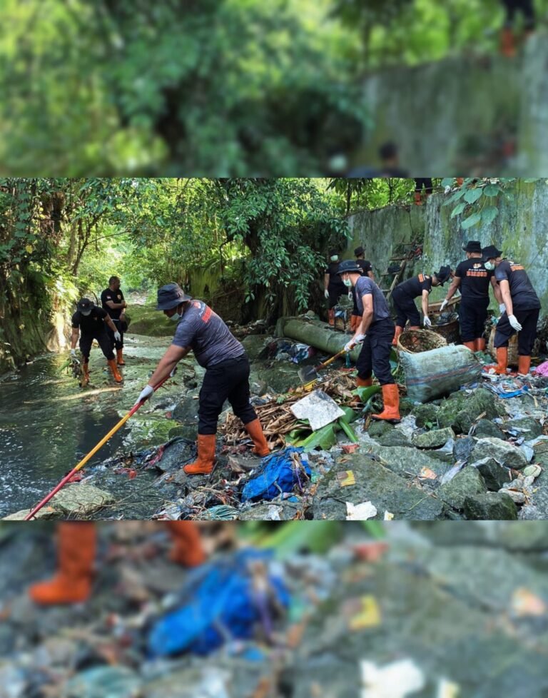 Brimob Polda Sumut Wujudkan Instruksi Presiden Lewat Aksi Bersih Sungai