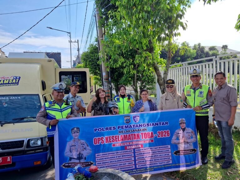 Sat Lantas Polres Pematang Siantar Gelar Razia Gabungan Kepatuhan PKB Tahun 2026