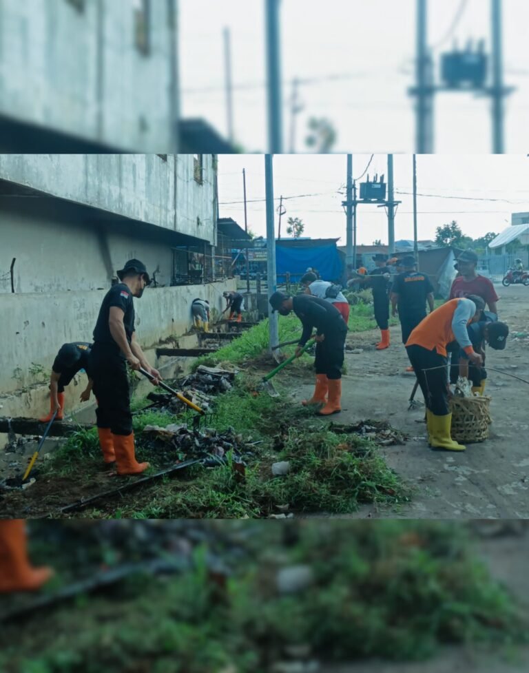 Lingkungan Bersih, Pasar Nyaman Bukti Nyata Pengabdian Brimob Untuk Masyarakat Tebing Tinggi