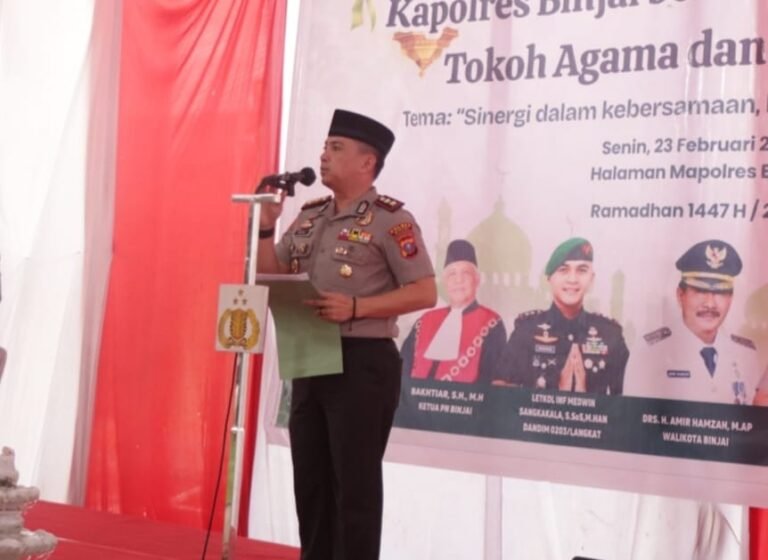 Buka Puasa Kapolres Binjai Bersama Forkopimda, Tokoh Agama Dan Mahasiswa