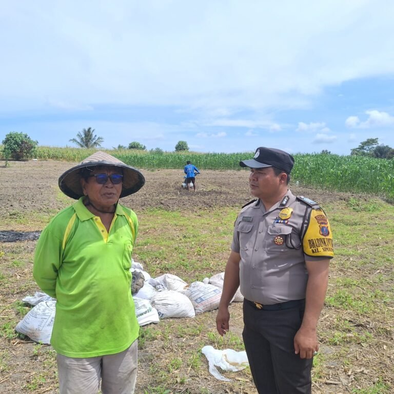 Dukung Ketapang, Bhabinkamtibmas Polsek Siantar Marihat Sambangi Warga Binaan