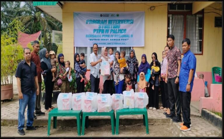 Kebun Marjandi Laksanakan Program TJSL Melalui Program Intervensi Stunting