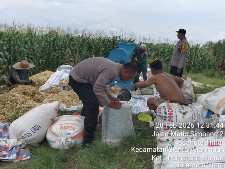Dukung Ketapang, Bhabinkamtibmas Polsek Siantar Barat Sambangi Warga di Kampung Matio
