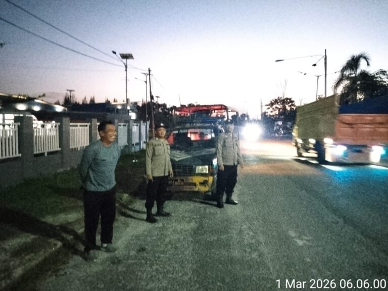 Polsek Siantar Martoba Laksanakan Patroli Asmara Subuh Antisipasi Guantibmas