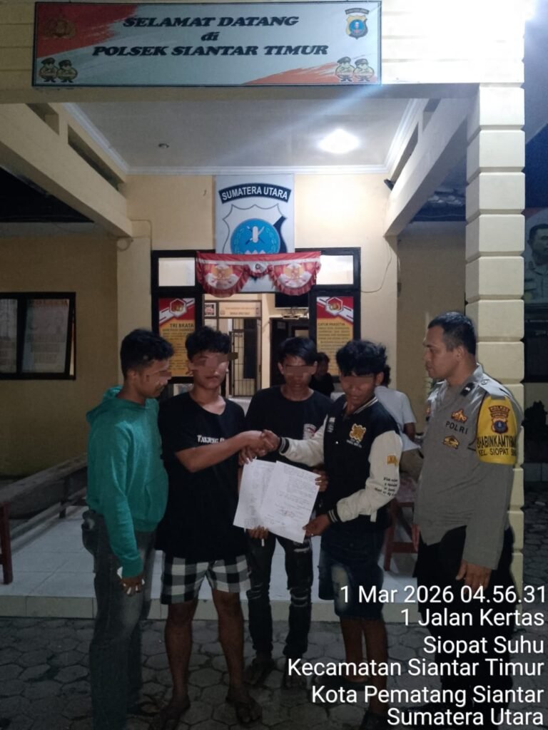 Polsek Siantar Timur Selesaikan Dugaan Penganiayaan Dengan Problem Solving