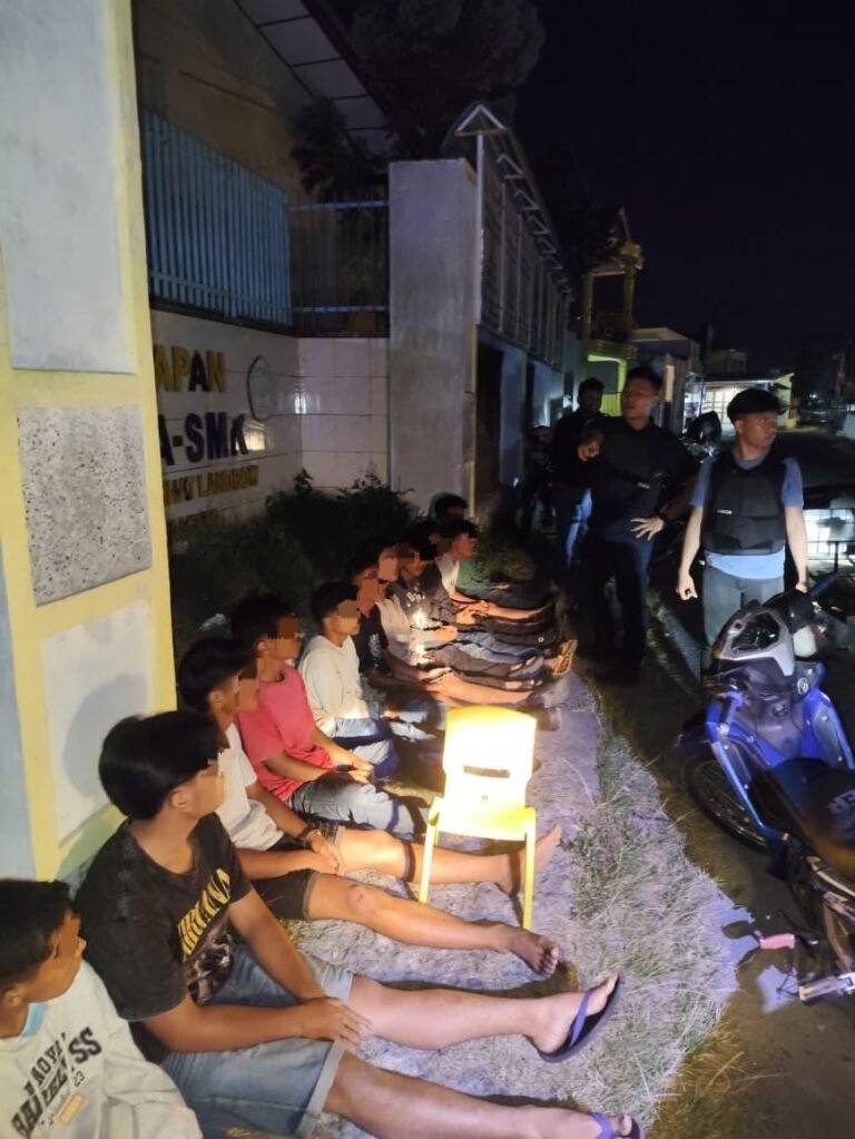 Patroli Asmara Subuh, Polres Pematang Siantar Amankan Tiga Sepeda Motor Knalpot Brong