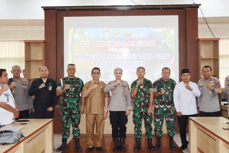 Kapolres Pematang Siantar Pimpin Rakor Linsek OPS Ketupat 2026