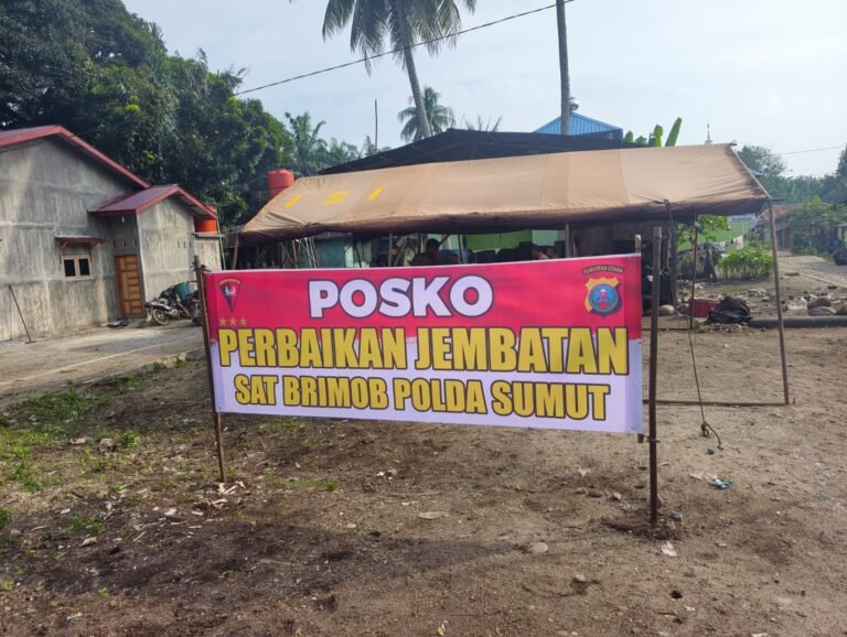 Polda Sumut Lakukan Tahapan Revitalisasi Dua Jembatan Gantung di Tapsel Dan Paluta