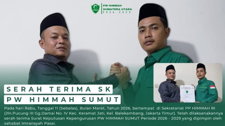 Nahkodai HIMMAH Sumut 2026-2029, Imranyah Pasai Resmi Kantongi Surat Keputusan