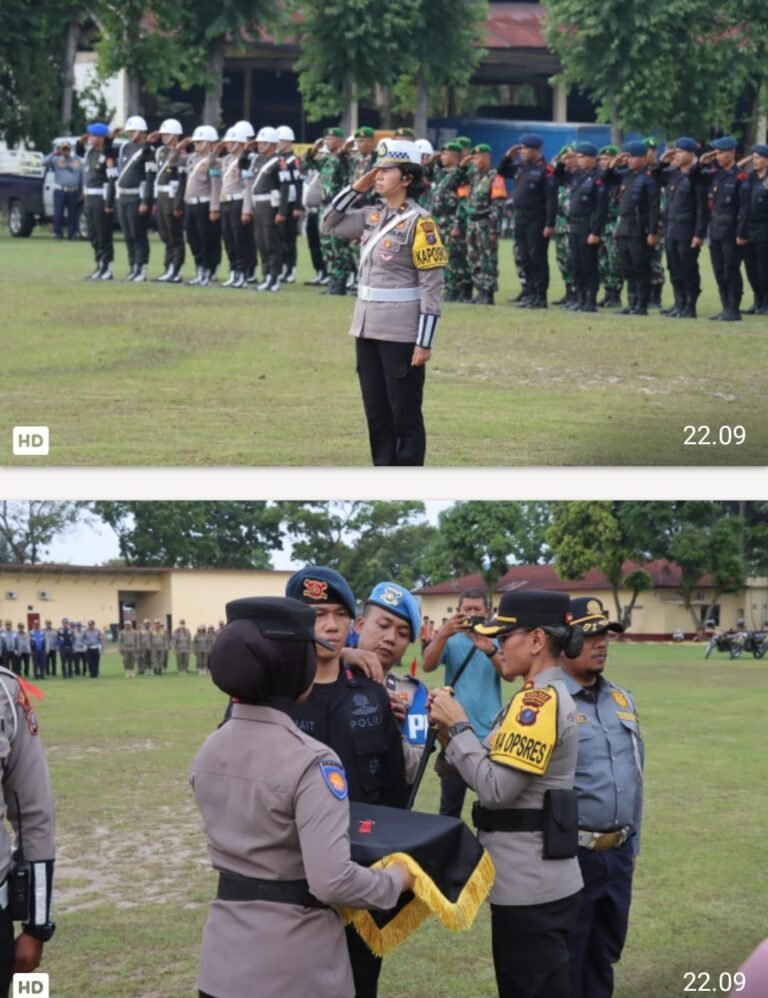 Kapolres Pematang Siantar Pimpin Apel Gelar Pasukan Ops Ketupat Toba 2026