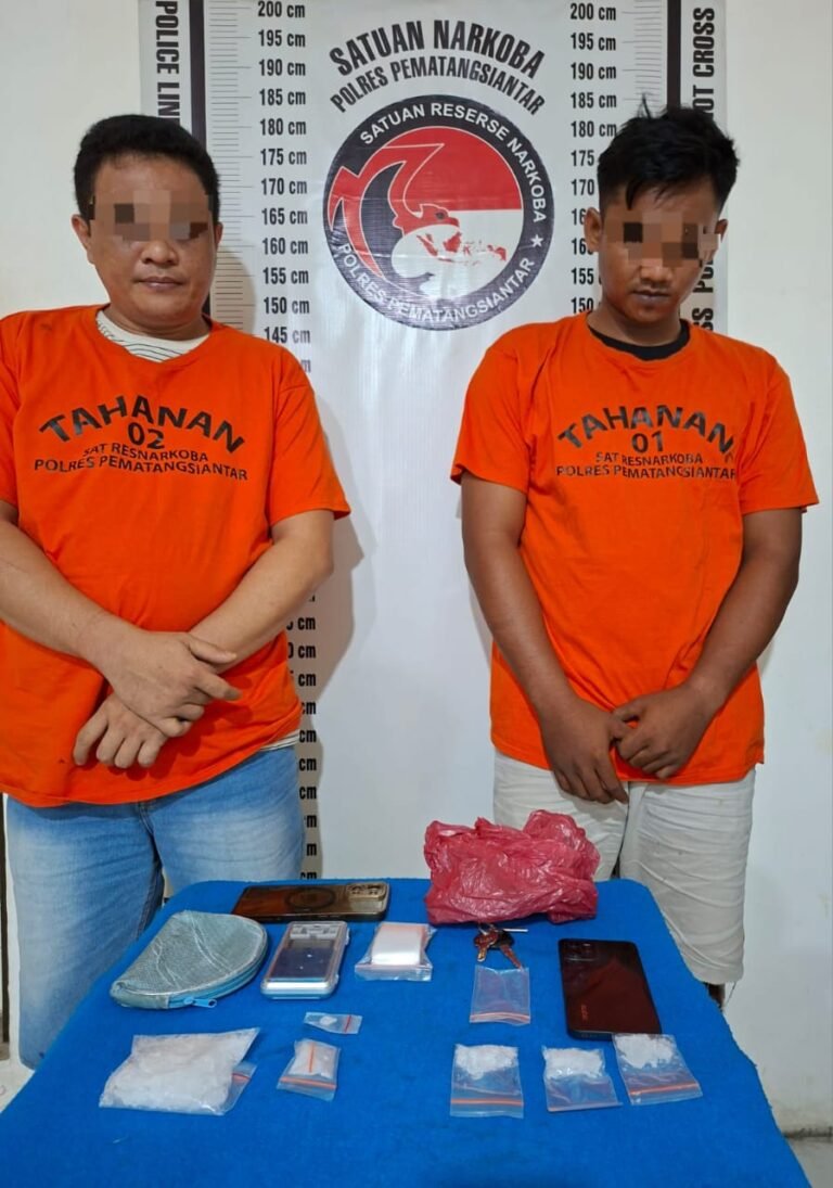 Sat Res Narkoba Polres Pematang Siantar Ungkap Pemiliki Sabu Dan Ekstasi di Jalan Manunggal Karya
