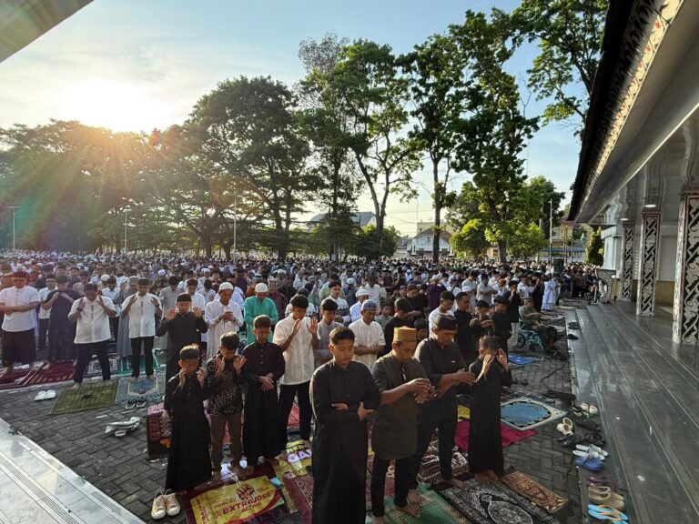 Sholat Idul Fitri 1447 H Berjalan Dengan Baik, Polres Pematang Siantar Laksanakan Pengamanan