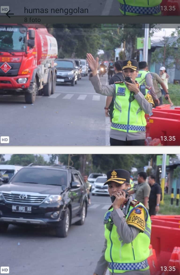 Volume Kendaraan Meningkat, Kapolres Pematang Siantar Turun Kejalan Pengaturan Lalulintas
