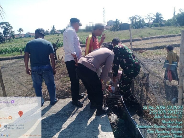 Bhabinkamtibmas Polsek Siantar Marihat Selesaikan Selisih Paham Warga Binaannya Dengan Problem Solving