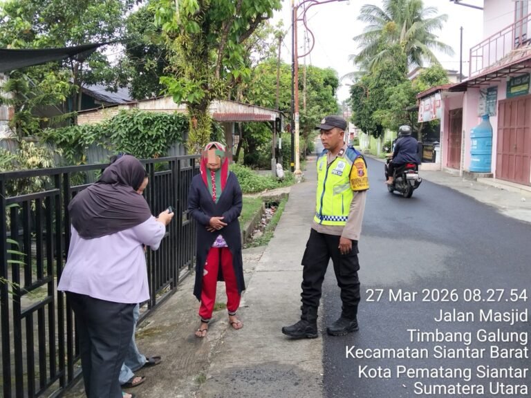 Respon Cepat, Bhabinkamtibmas Polsek Siantar Barat Sambangi Warga Binaannya